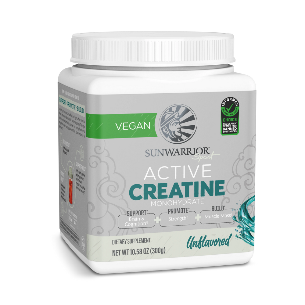Sunwarrior, Sport, Active Creatine Monohydrate, Unflavored, 300 g