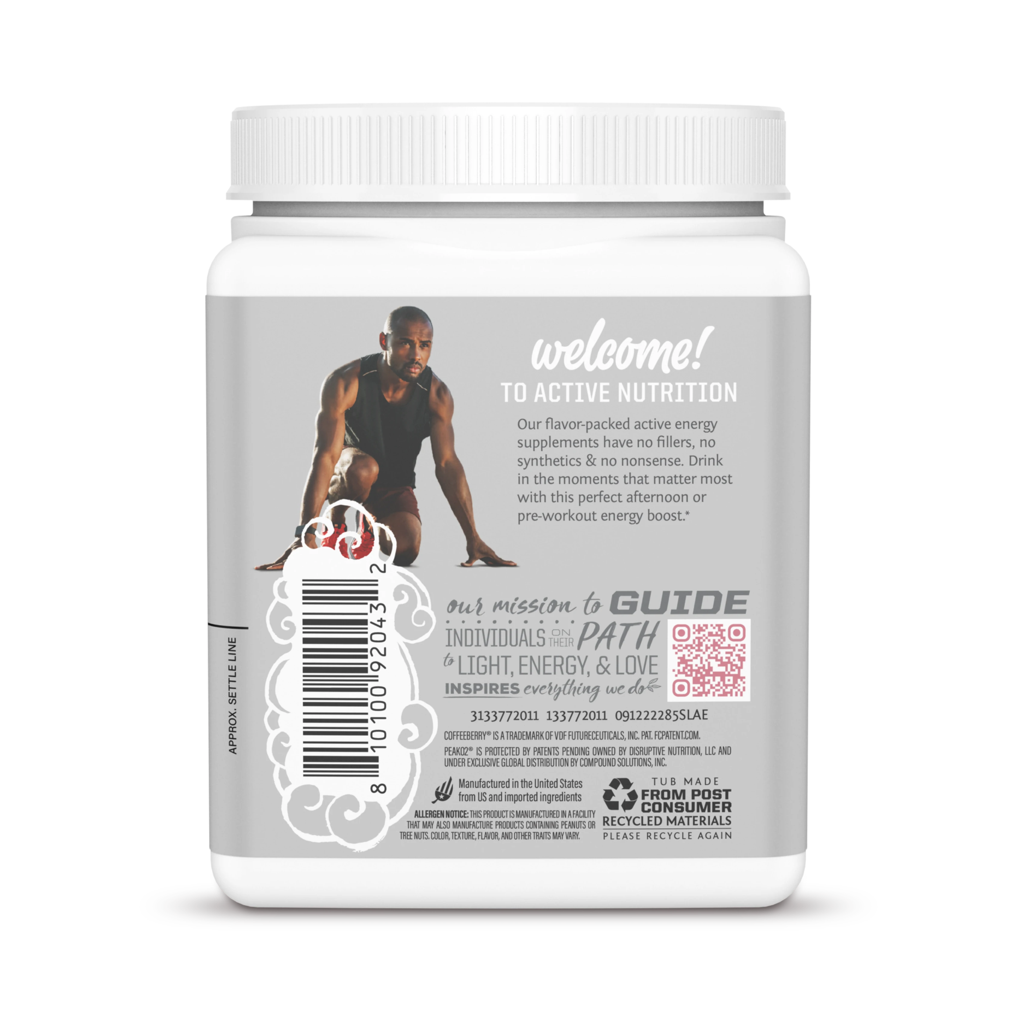 Sunwarrior, Sport, Active Energy Preworkout, Strawberry Lemonade, 285 g