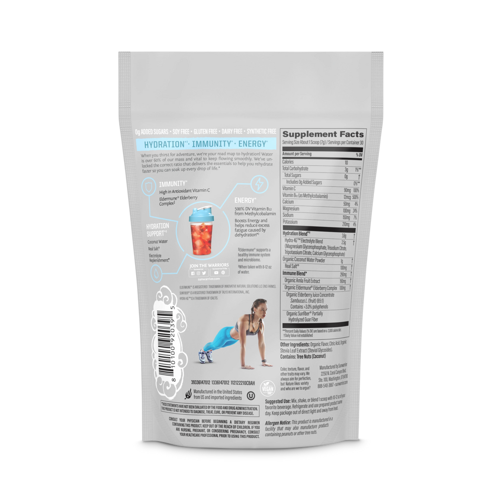 Sunwarrior, Sport, Active Hydration, Coconut Berry, 210 g