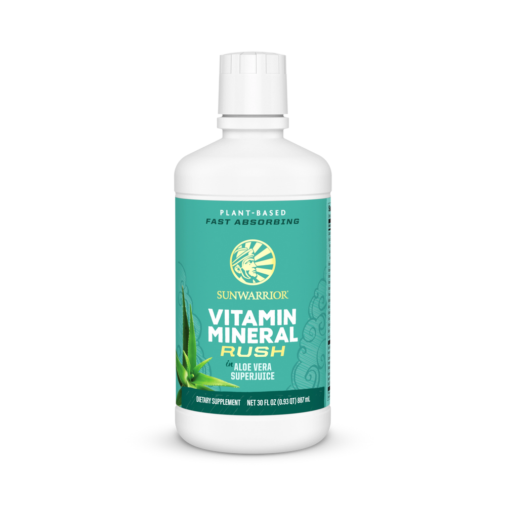 Sunwarrior, Vitamin Mineral Rush in Aloe Vera Superjuice, 30 Fl Oz