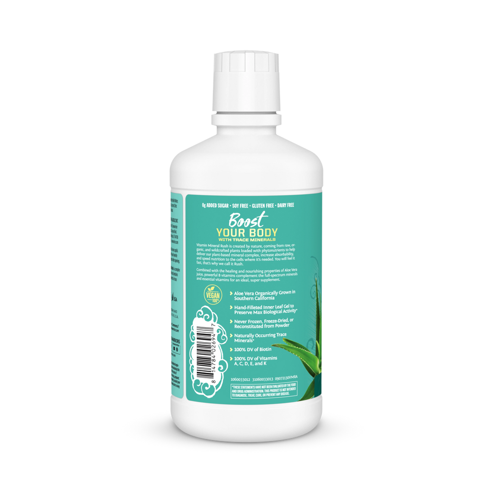 Sunwarrior, Vitamin Mineral Rush in Aloe Vera Superjuice, 30 Fl Oz