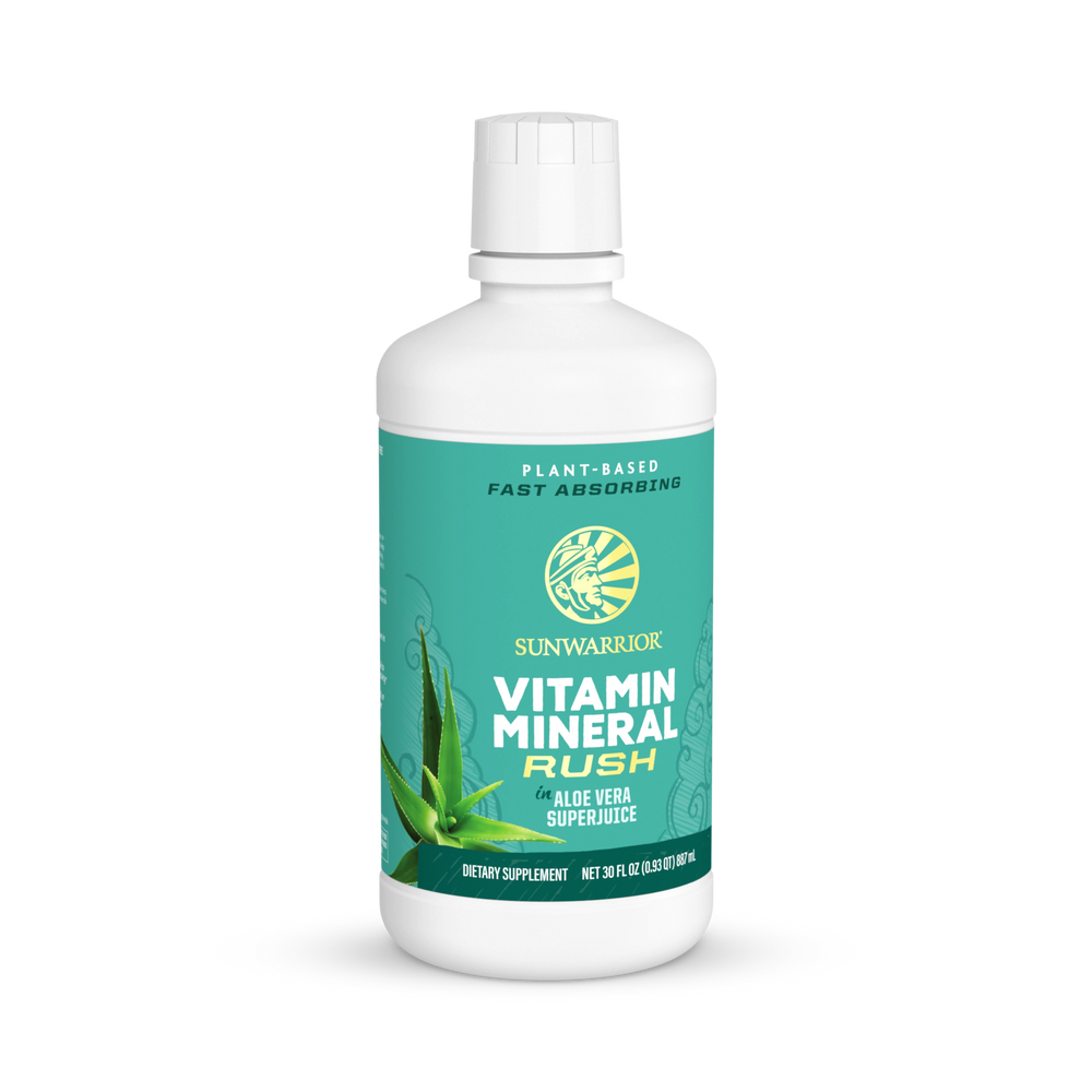Sunwarrior, Vitamin Mineral Rush in Aloe Vera Superjuice, 30 Fl Oz