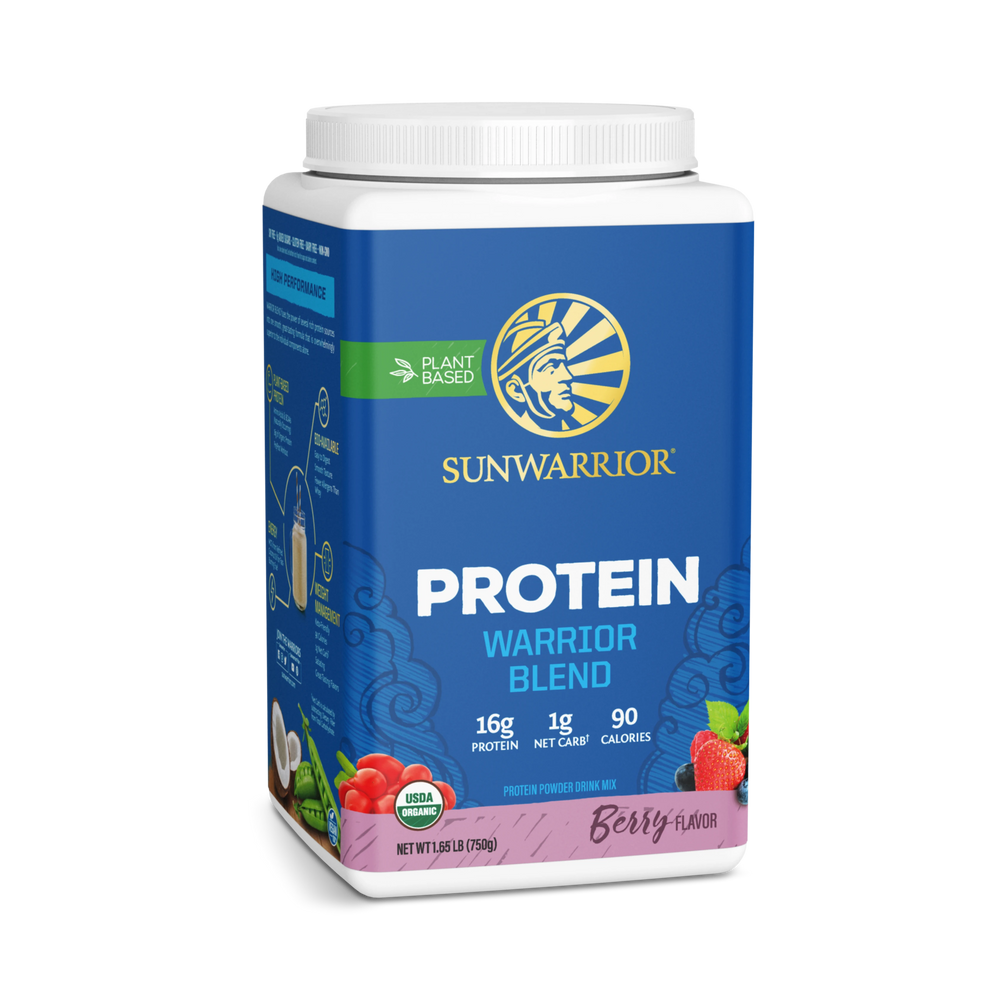 Sunwarrior, Warrior Blend, Protein, Berry, 750 g