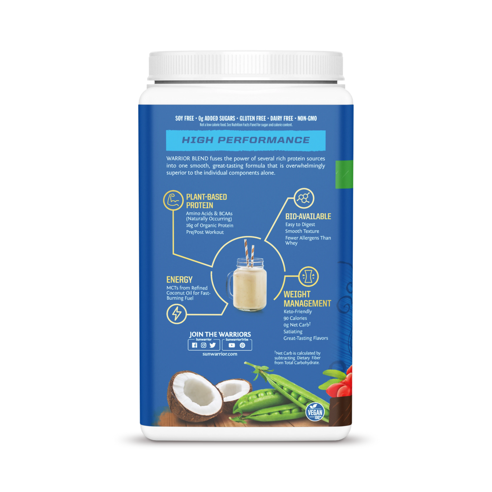 Sunwarrior, Warrior Blend, Protein, Chocolate, 750 g