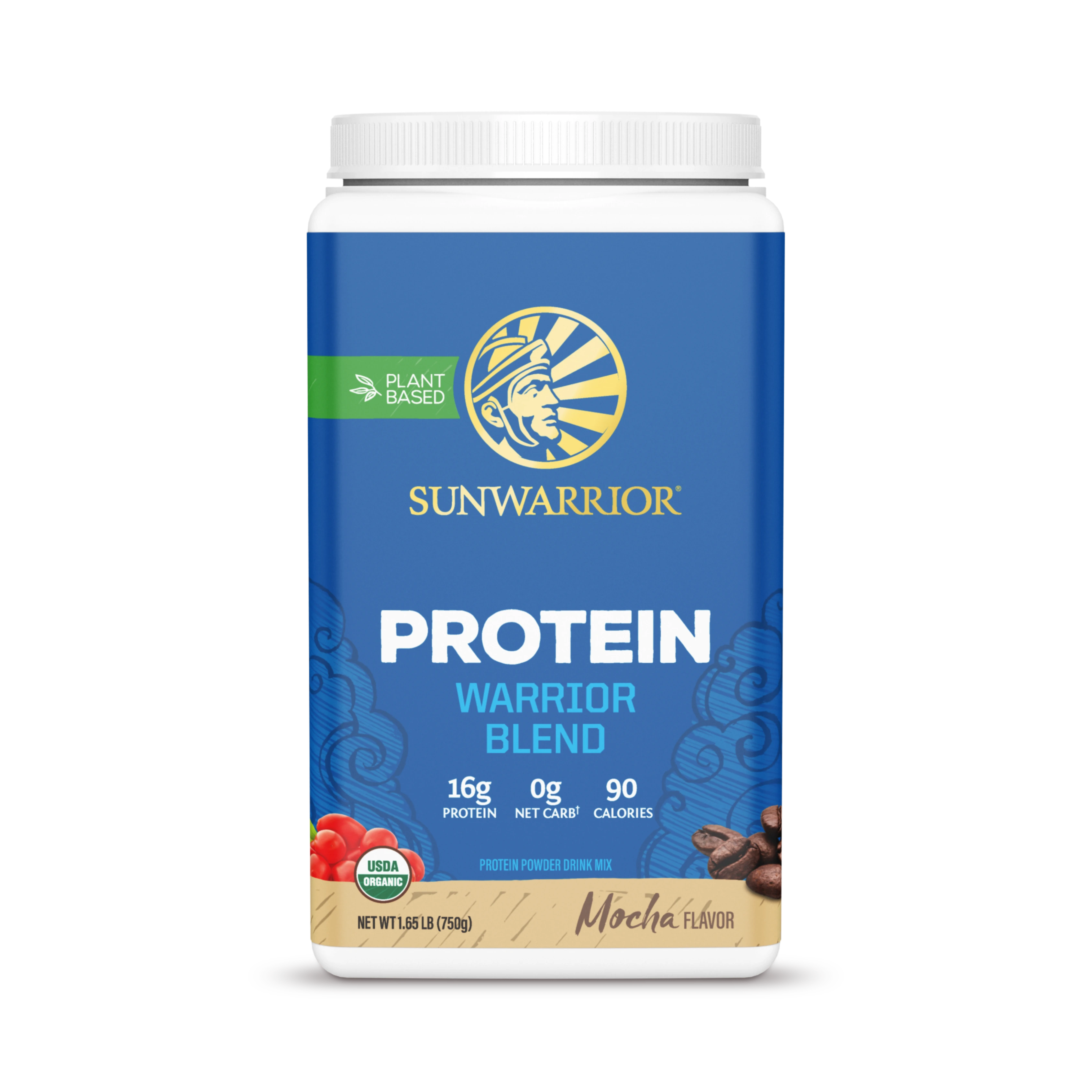 Sunwarrior, Warrior Blend, Protein, Mocha, 750 g