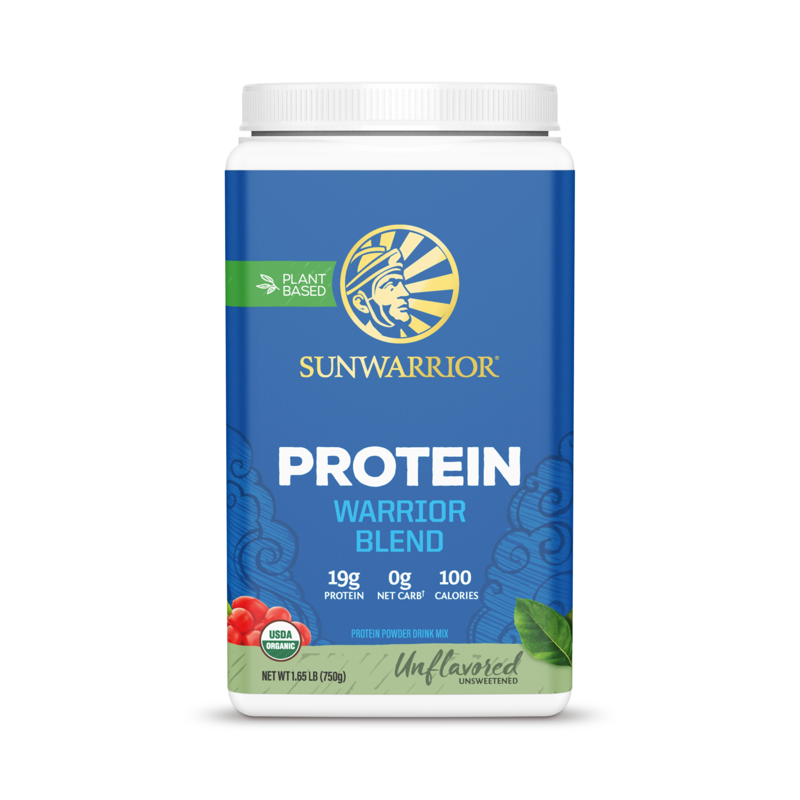 Sunwarrior, Warrior Blend, Protein, Unflavored, 750 g