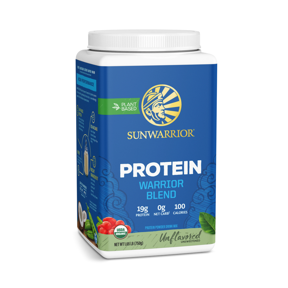Sunwarrior, Warrior Blend, Protein, Unflavored, 750 g