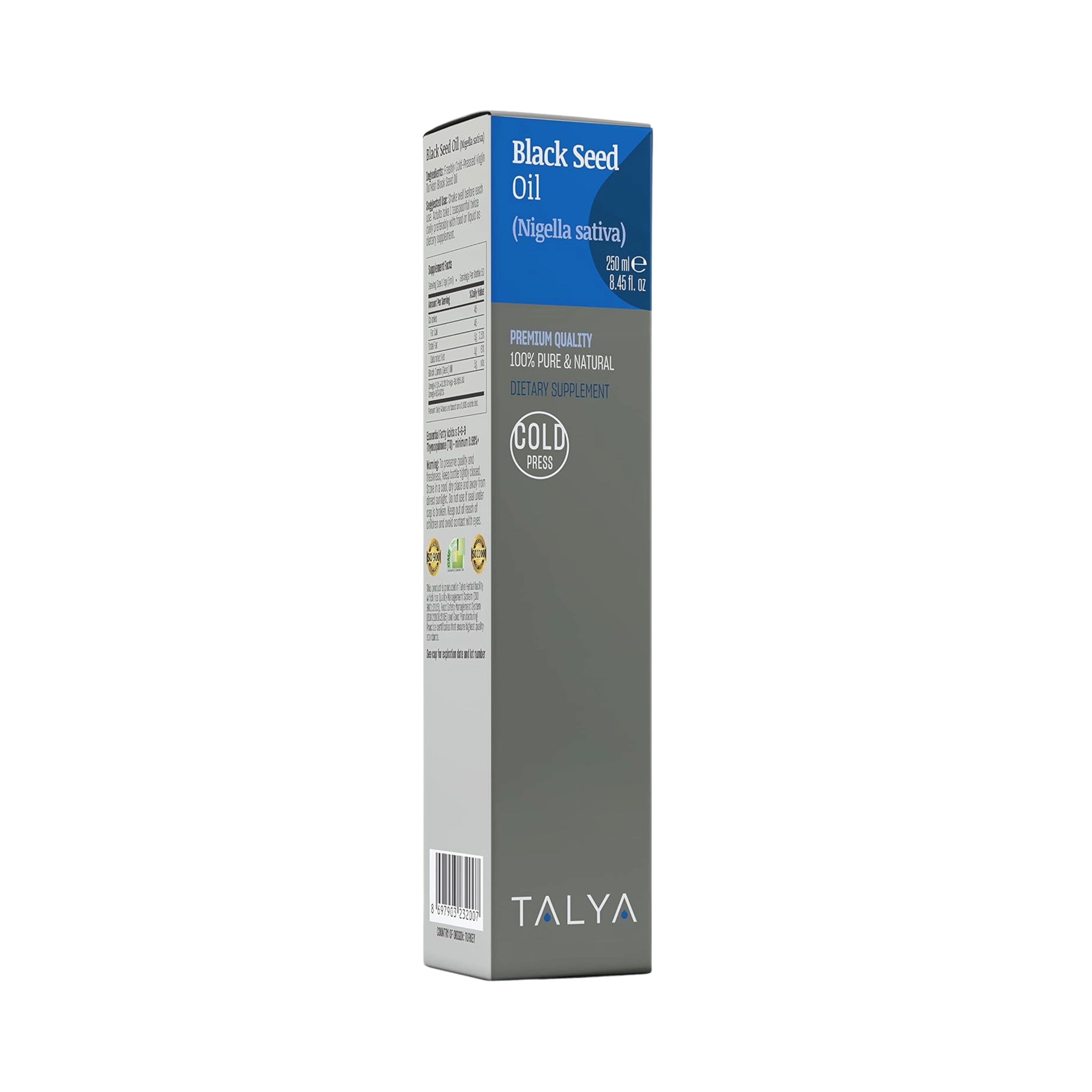 Talya, Black Seed Oil, 8.45 Oz