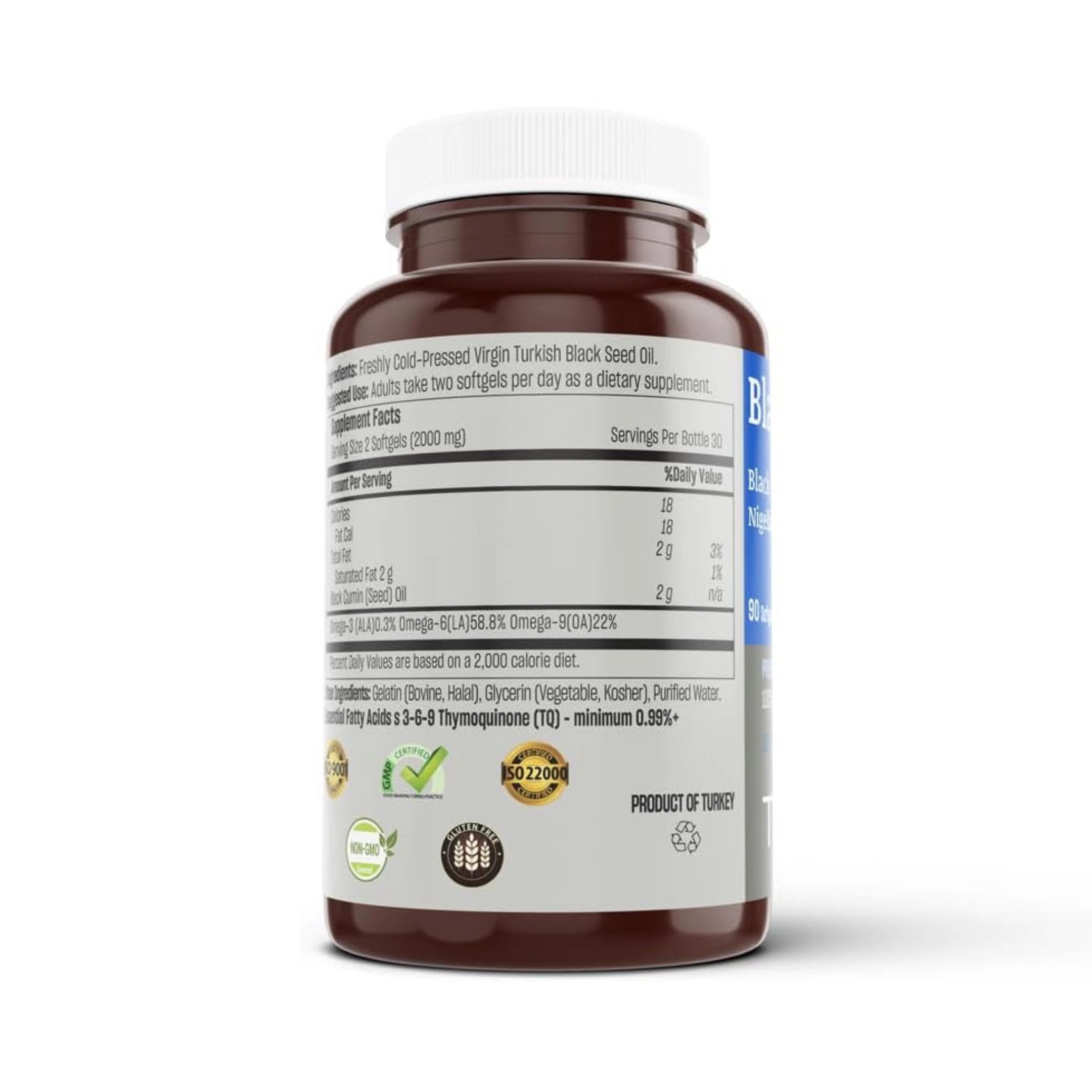 Talya, Black Seed Oil, 90 Softgels