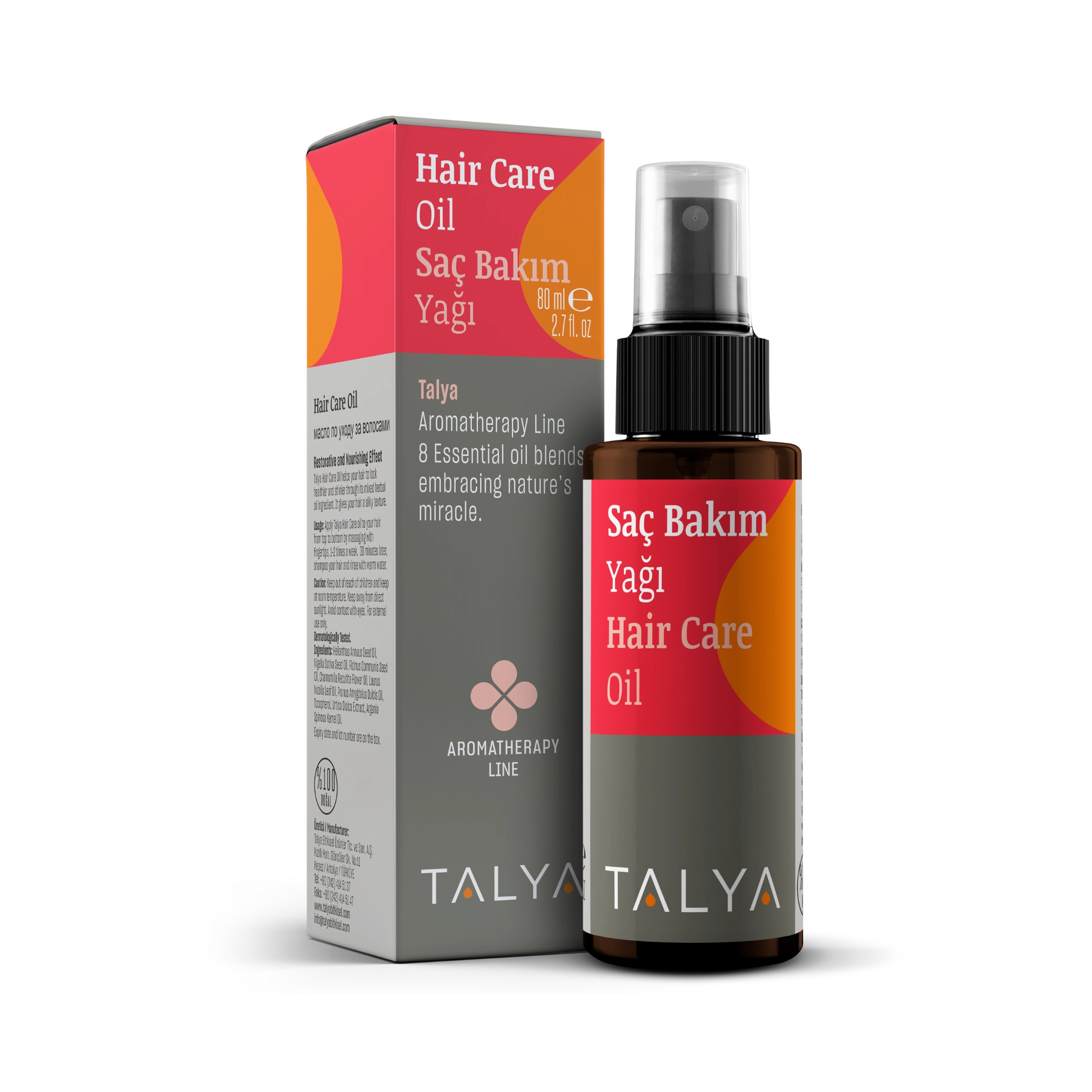 Talya, Hair Care Oil, 2.7 Oz