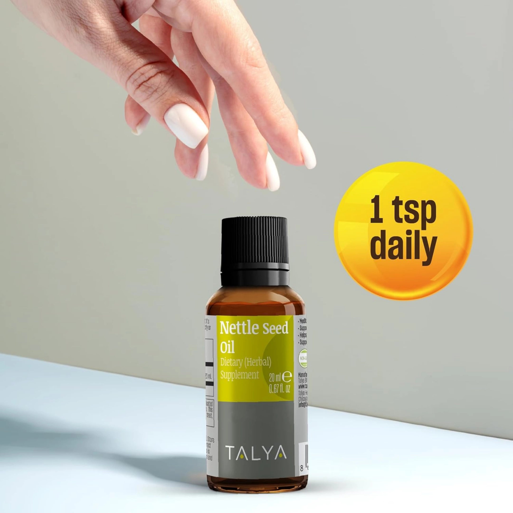 Talya, Nettle Seed Oil, 0.67 Oz