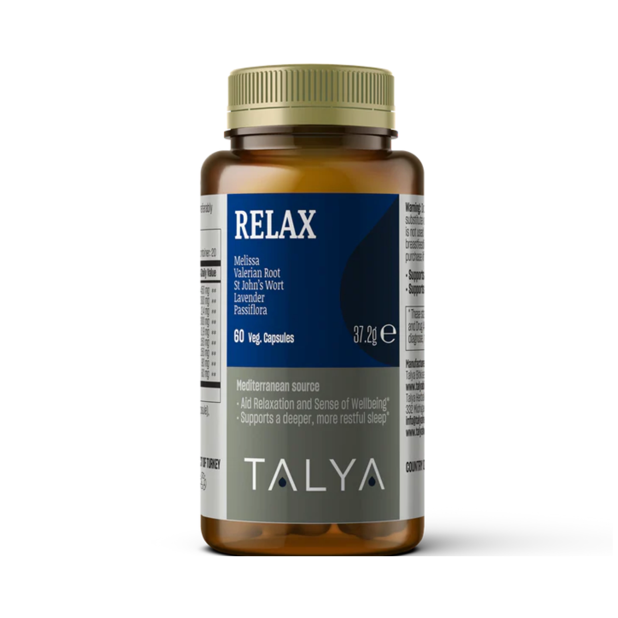 Talya, Relax, 60 Veg Capsules