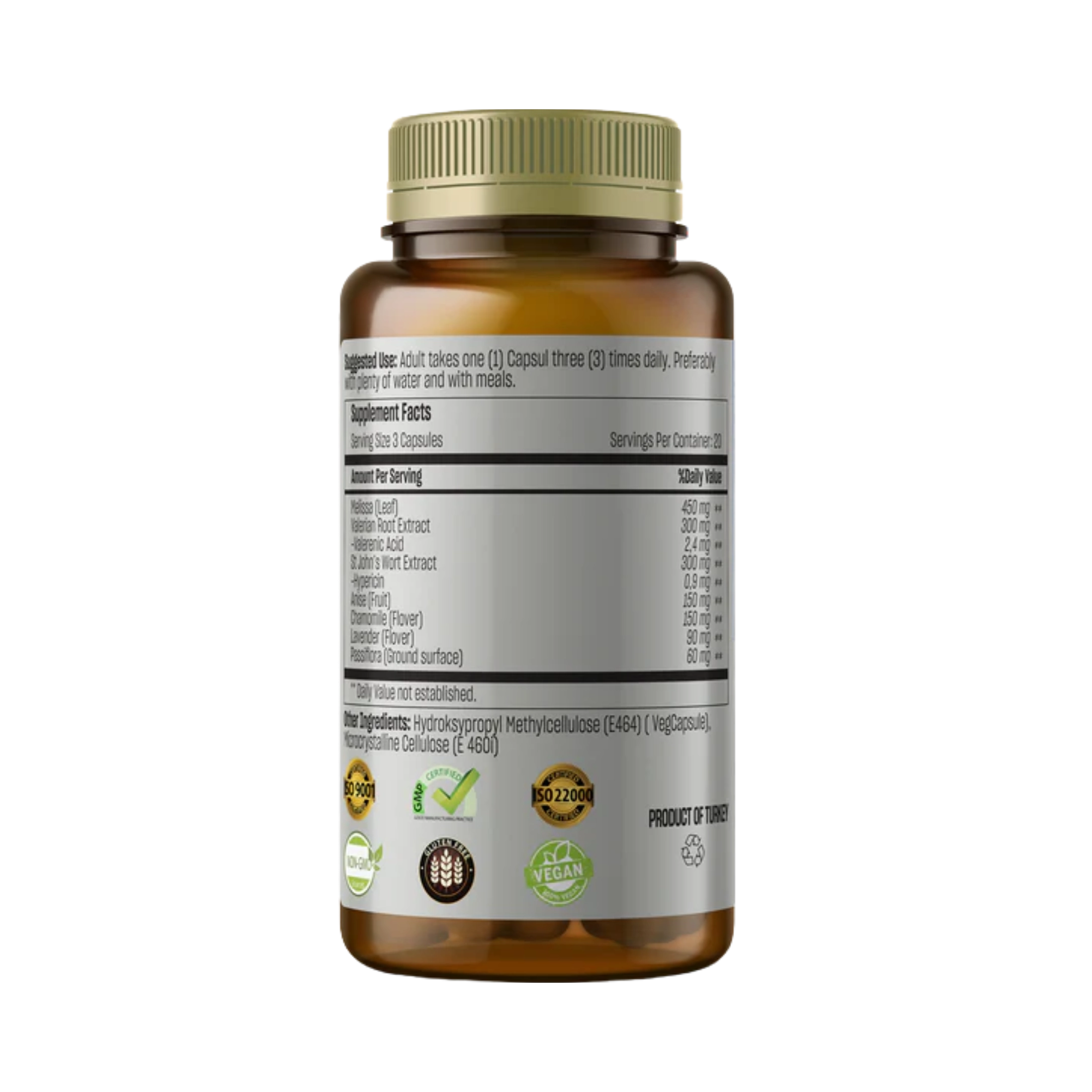 Talya, Relax, 60 Veg Capsules