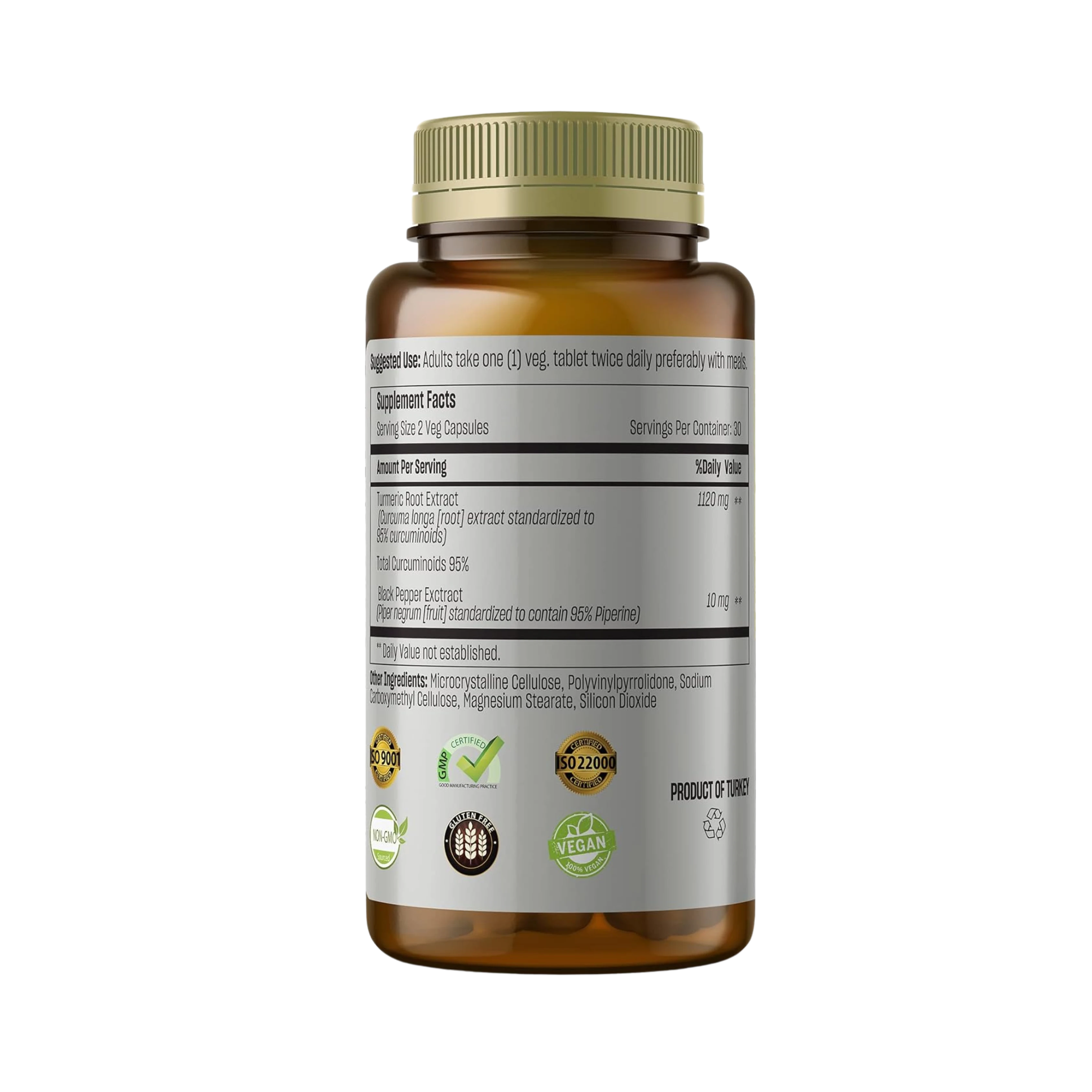 Talya, Turmeric, 60 Veg Capsules