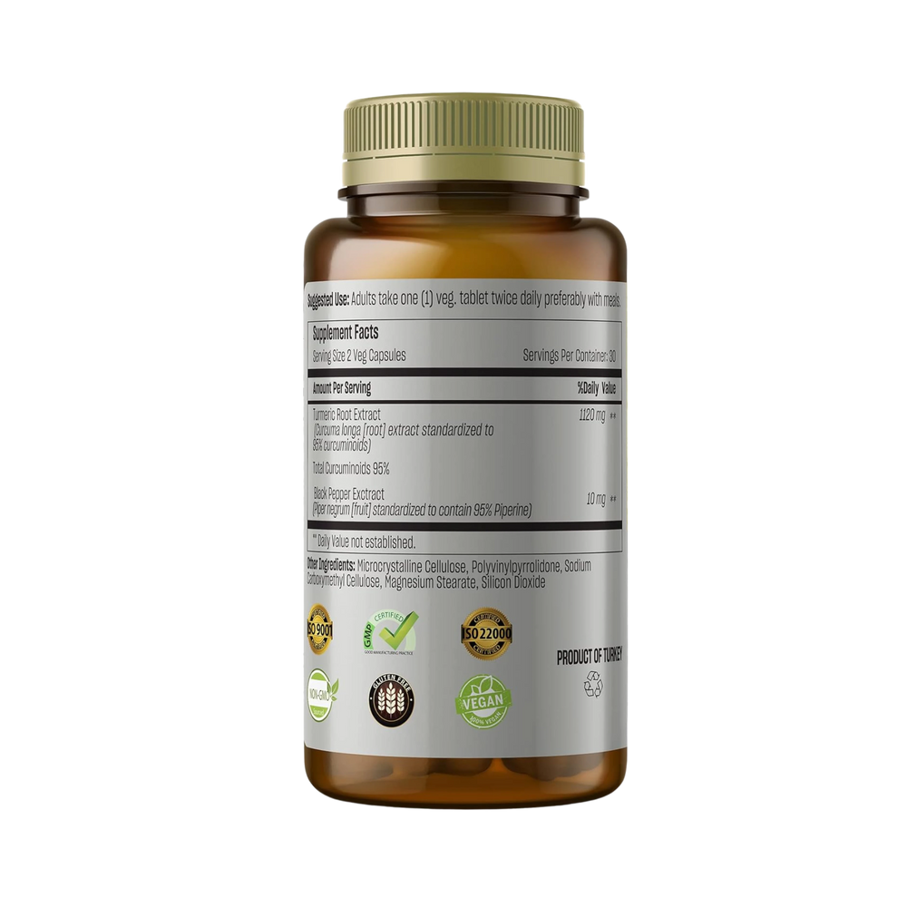 Talya, Turmeric, 60 Veg Capsules