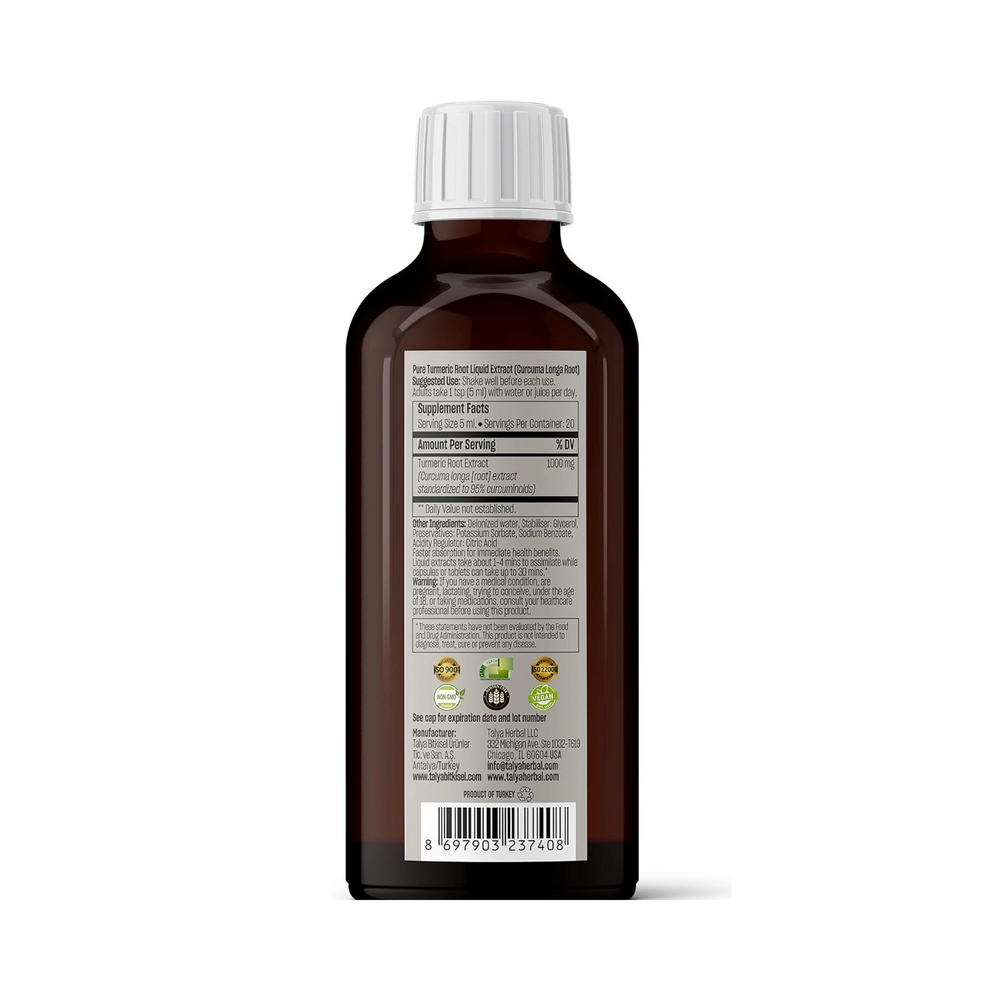 Talya, Turmeric Extract,1000 Mg, 3.38 Oz