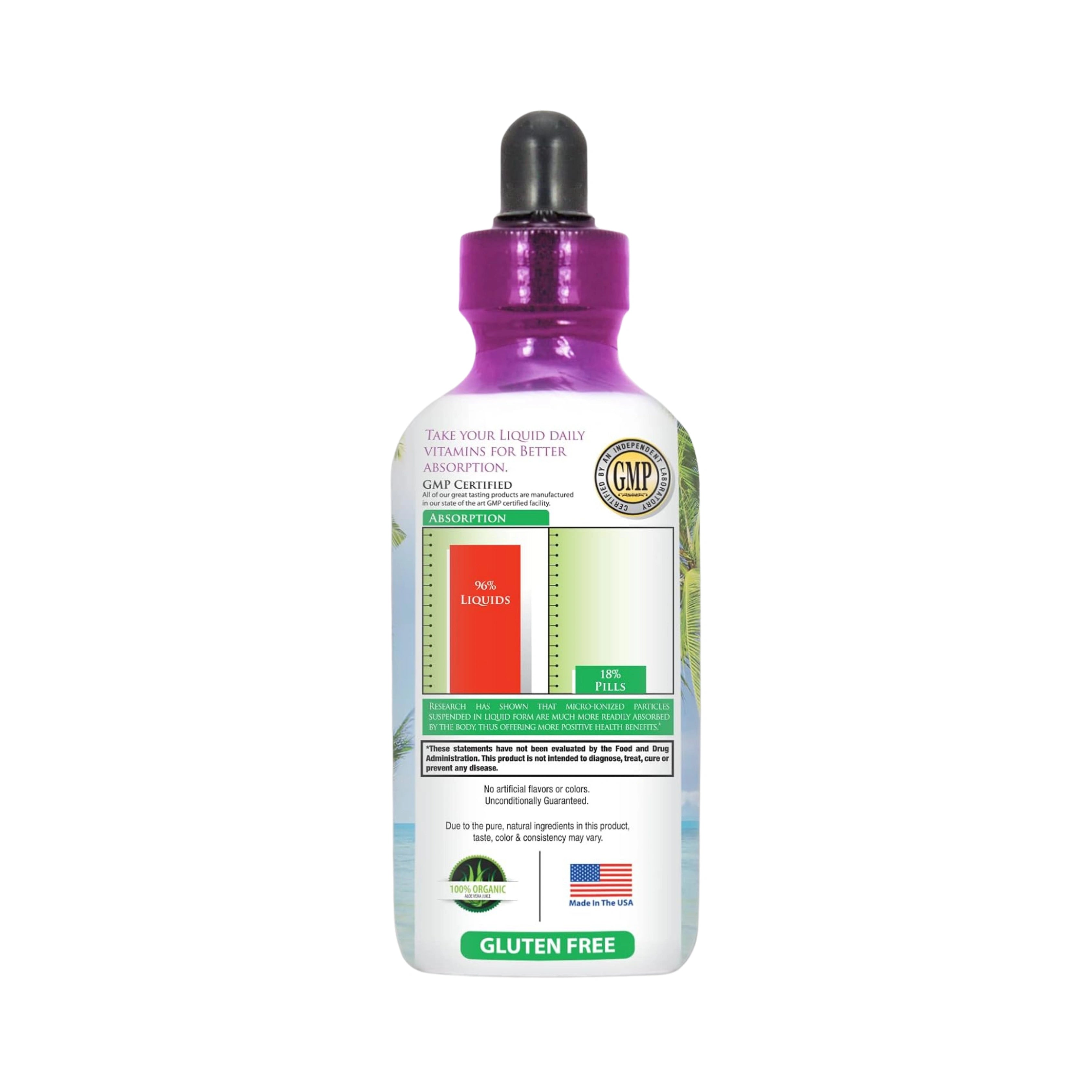 Tropical Oasis, Biotin, Maximum Strength, with Aloe Vera, 12, 500 mcg, 4 fl oz, 120 ml