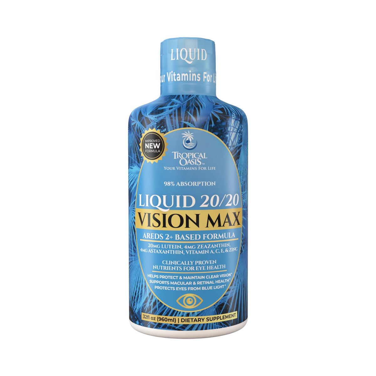 Tropical Oasis, Liquid 20/20 Vision, 31 fl oz, 960 ml