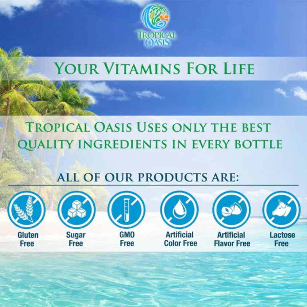 Tropical Oasis, Liquid Drops, Ultra Max B12, 7500 mcg, 4 fl oz, 120 ml