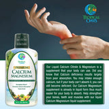 Tropical Oasis, Premium Calcium Magnesium, 32 fl oz, 960 ml