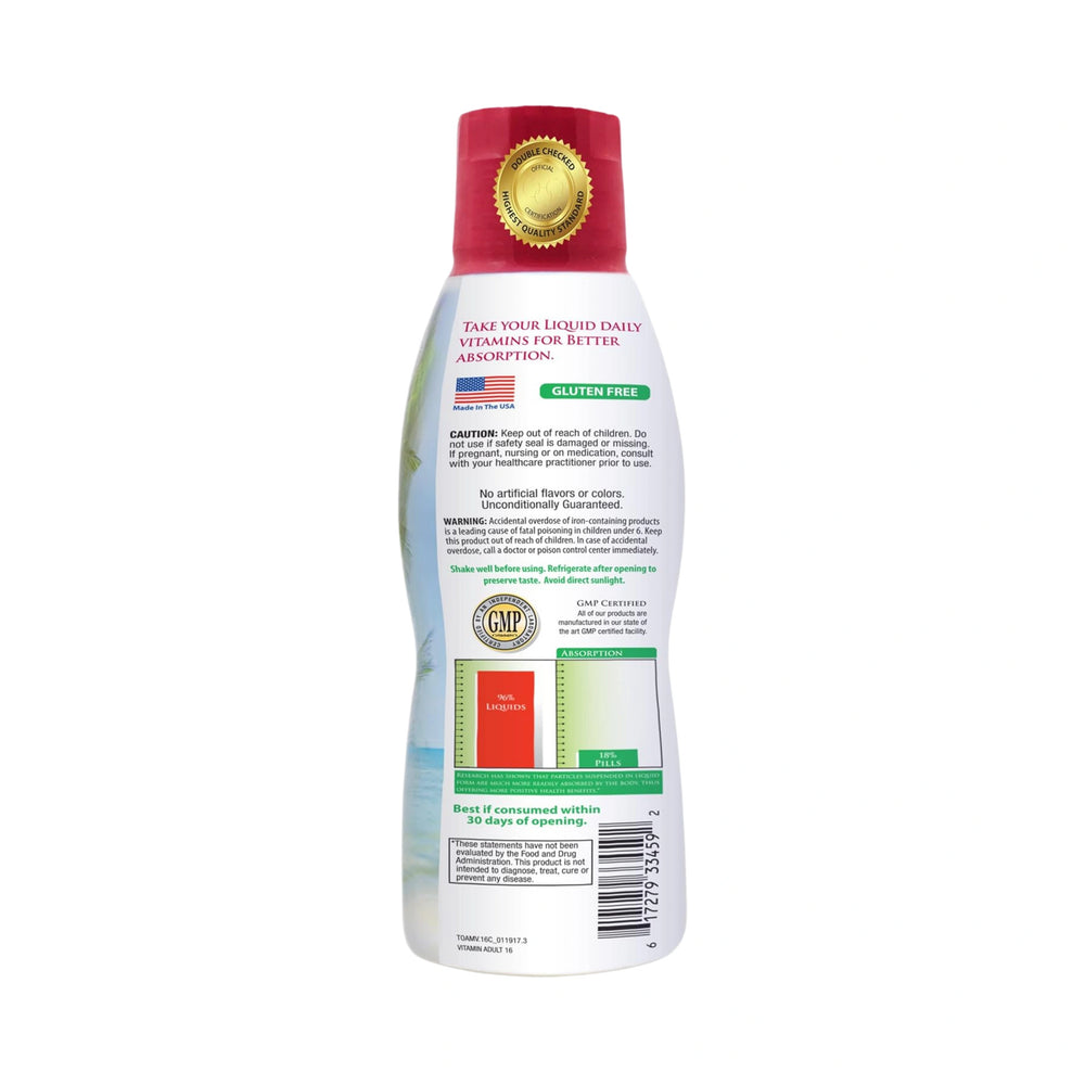 Tropical Oasis, Premium Multi-Vitamin Mineral, For Adults, 16 fl oz, 480 ml