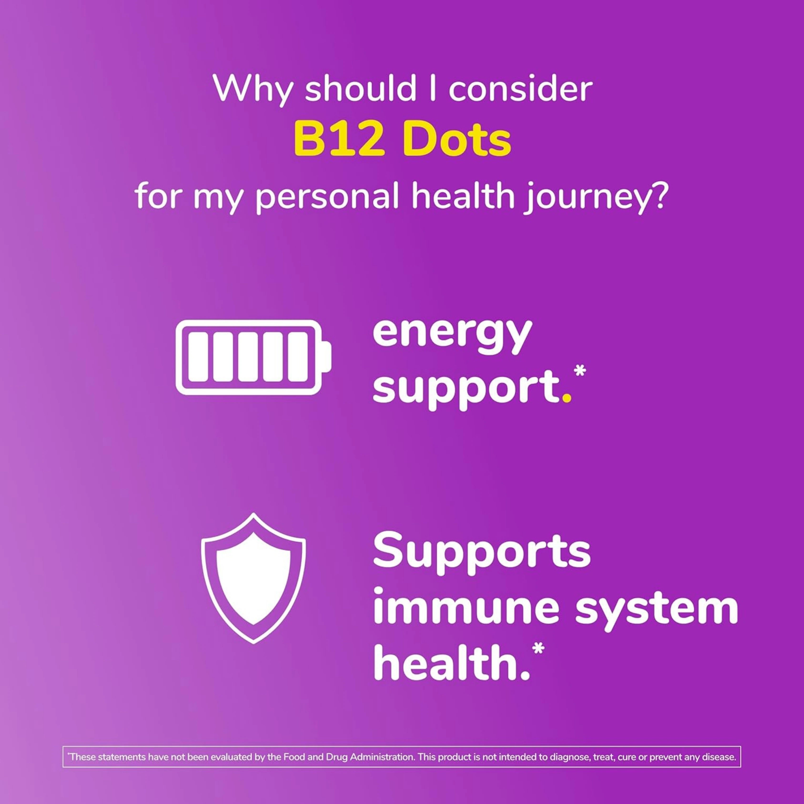 Twinlab, B12 DOTS, Cherry Flavor, 500 mcg, 100 Tables