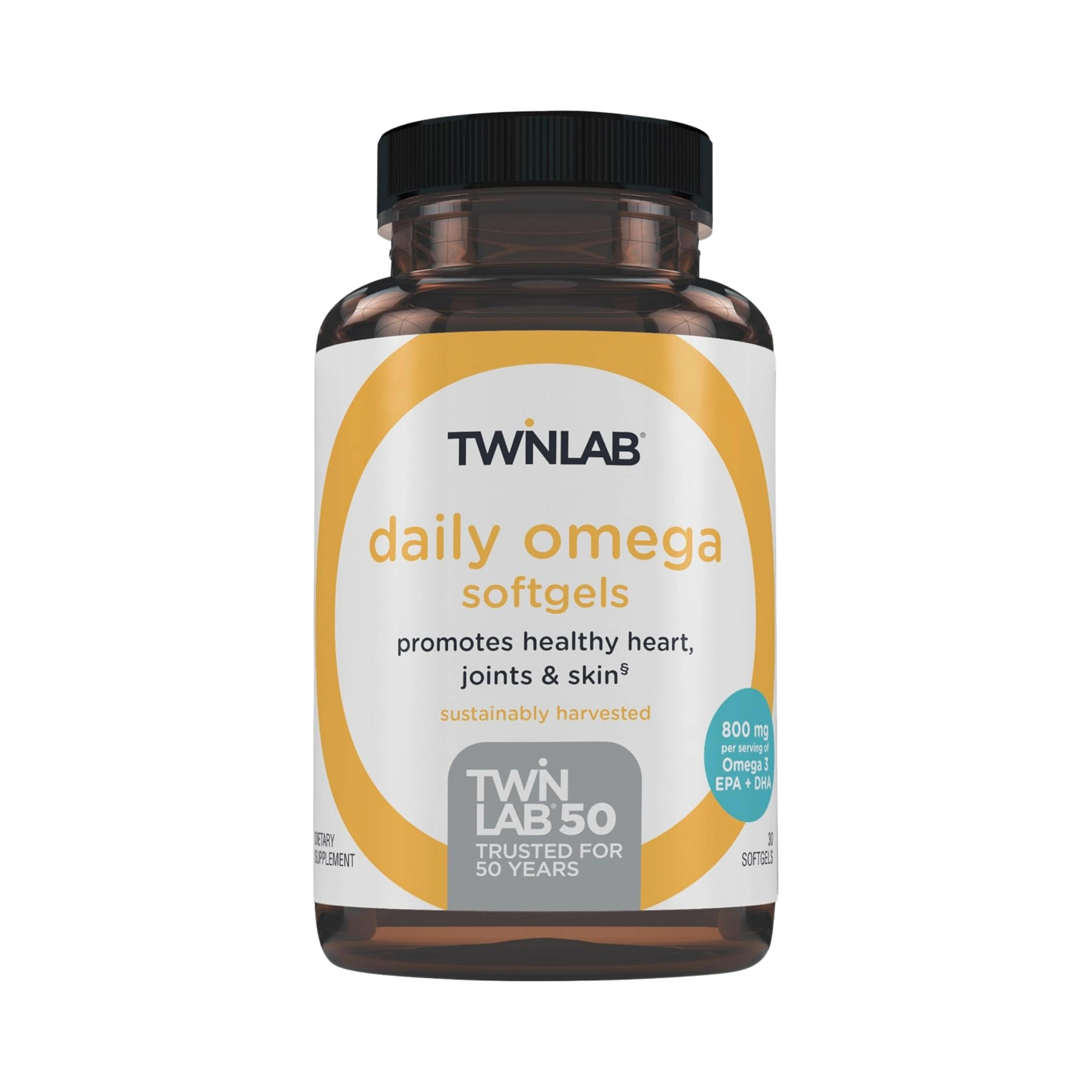 Twinlab, Daily Omega Softgels, 800 mg, 30 Softgels