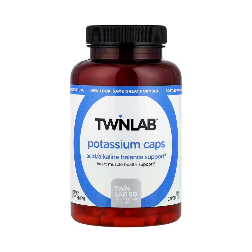 Twinlab, Potassium Caps, 180 Capsules (99 mg per Capsule)