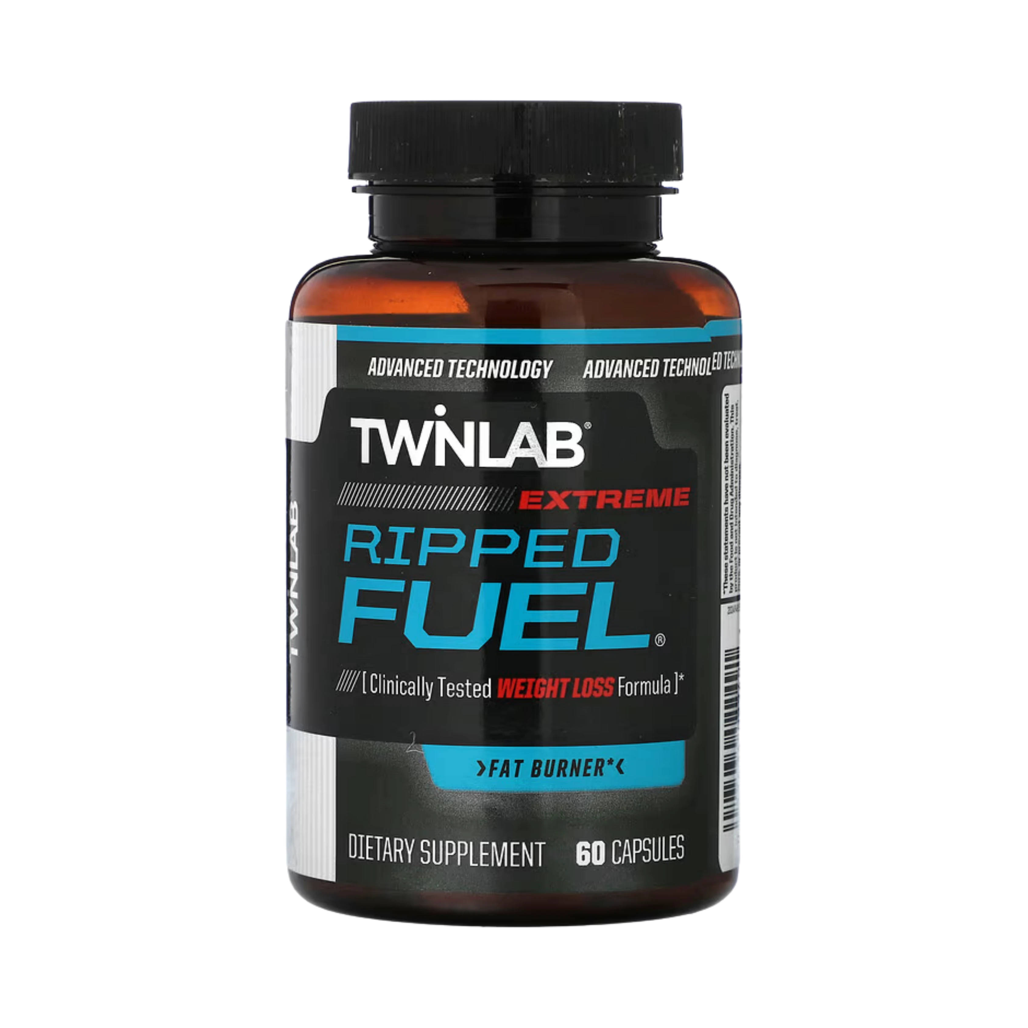 Twinlab, Ripped Fuel Extreme, Fat Burner, 60 Capsules