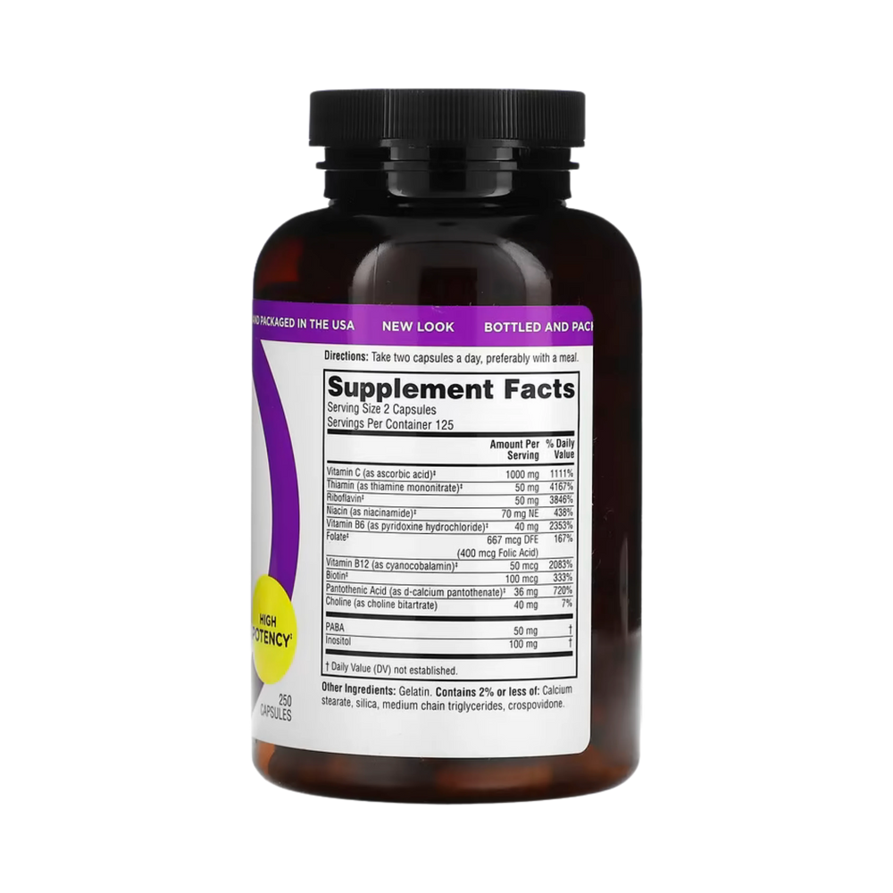 Twinlab, Stress B-Complex Caps, 250 Capsules