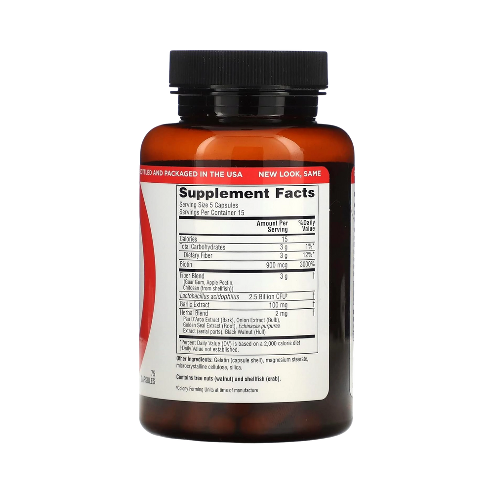 Twinlab, Yeast Fighters, 75 Capsules