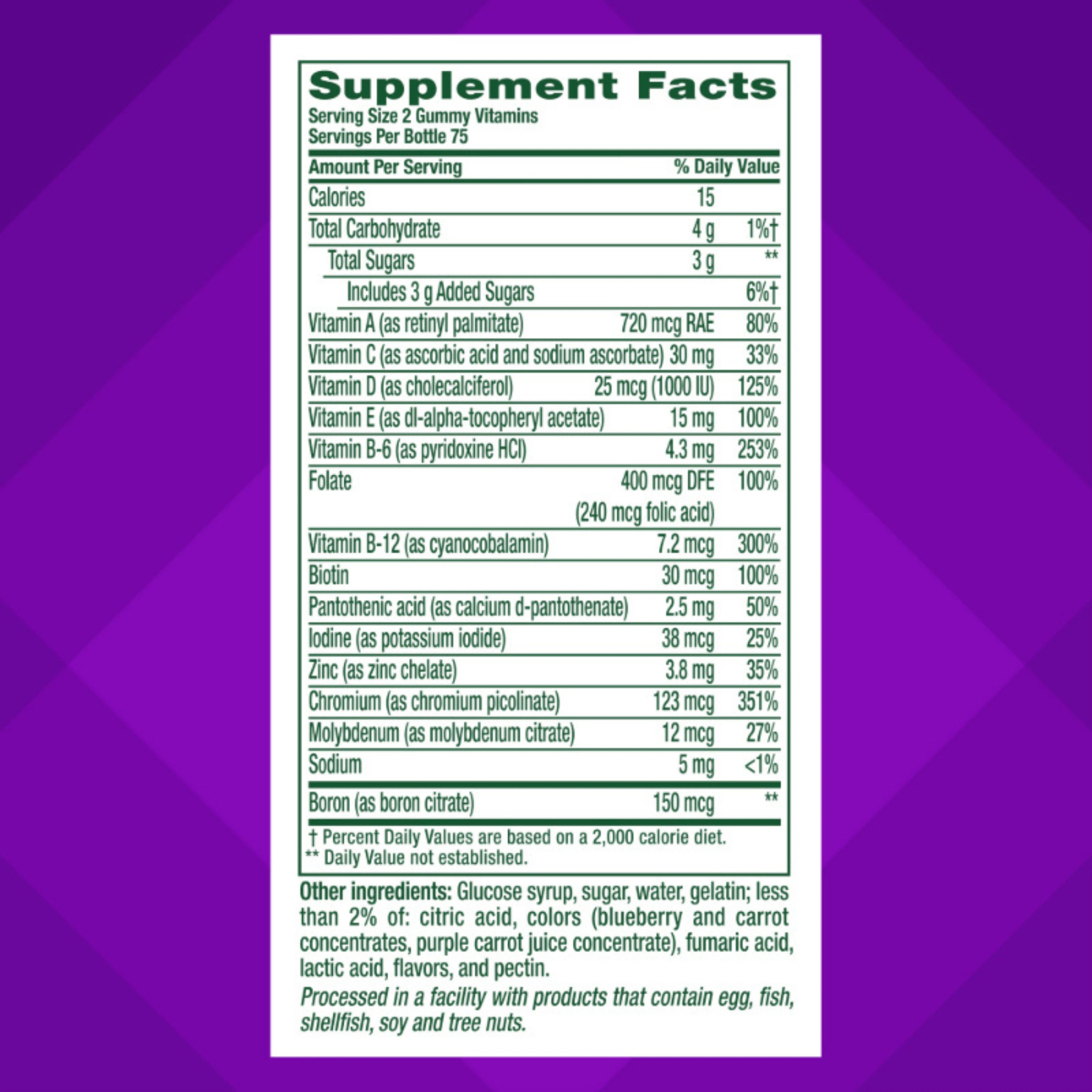 VitaFusion, Men's Multi Gummies, Berry, 150 Gummies