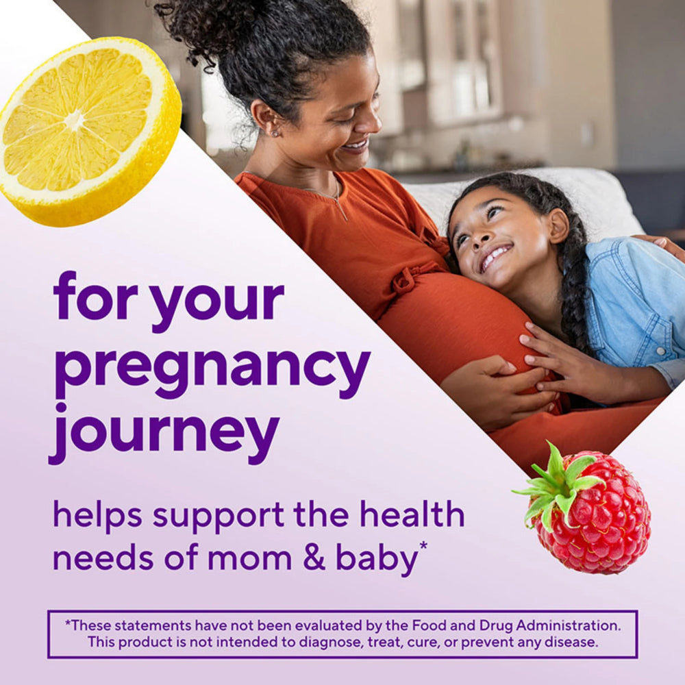 VitaFusion, Prenatal Gummy Vitamins ,Raspberry Lemonade, 90 Gummies