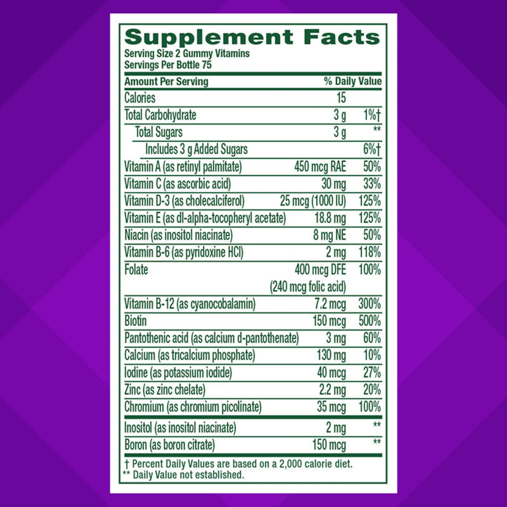 VitaFusion, Women's Multi Gummy Vitamins, Berry, 150 Gummies