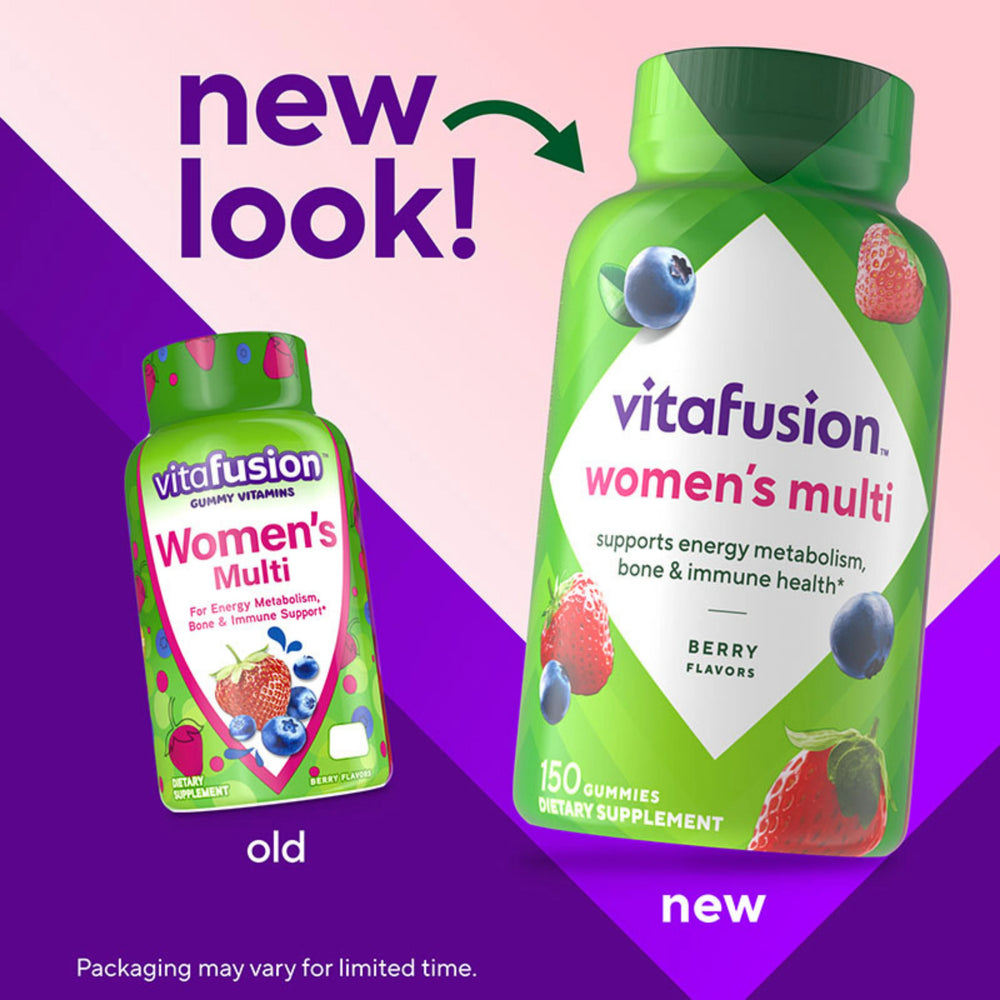 VitaFusion, Women's Multi Gummy Vitamins, Berry, 150 Gummies