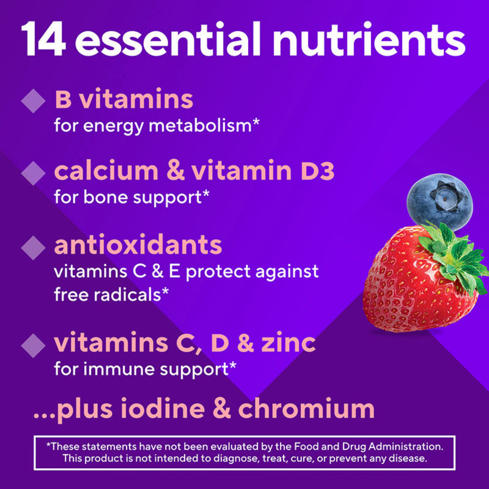 VitaFusion, Women's Multi Gummy Vitamins, Berry, 150 Gummies