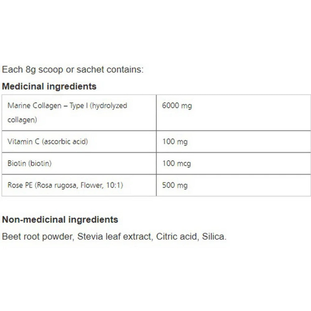 VITALITY GLOW, Marine Collagen + Rose, 200 g