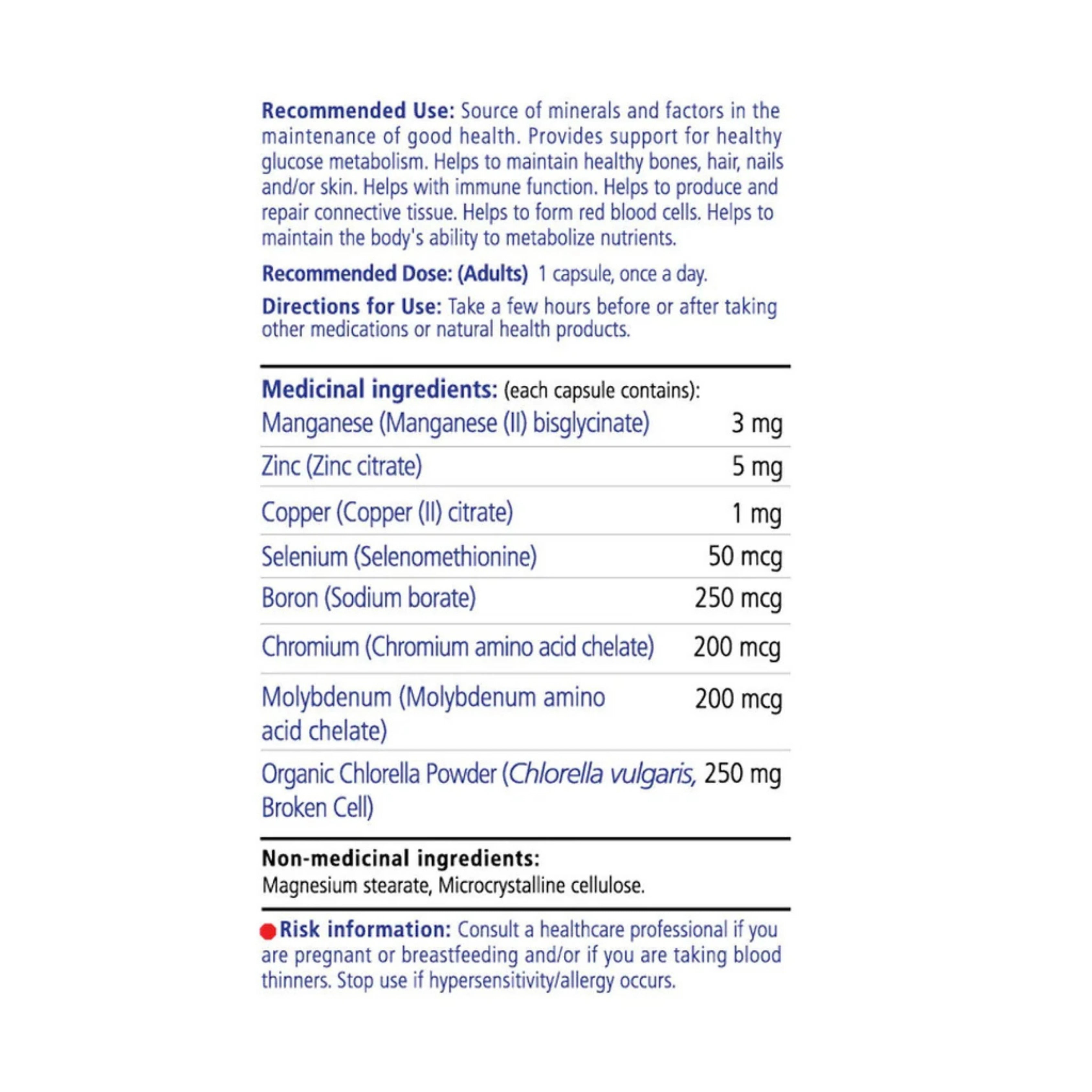 VITALITY, Trace Minerals + Chlorella, 90 Veg Capsules