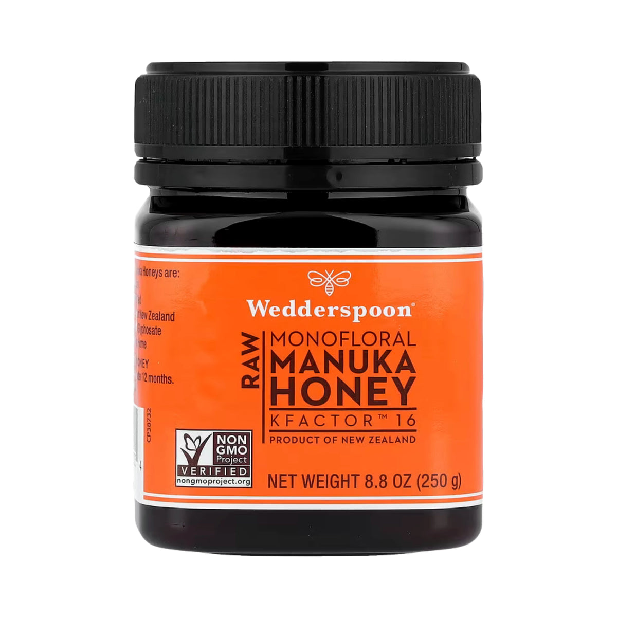 Wedderspoon, Raw Monofloral Manuka Honey, KFactor 16, 8.8 oz, 250 g