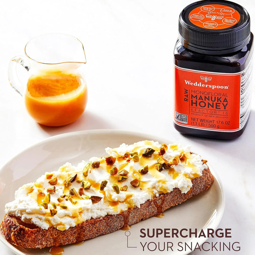 Wedderspoon, Raw Monofloral Manuka Honey, KFactor 16, 8.8 oz, 250 g