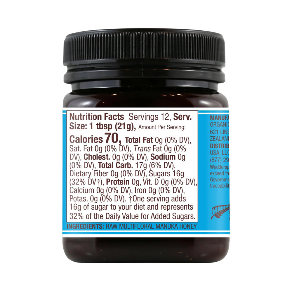 Wedderspoon, Raw Multifloral Manuka Honey, KFactor 12, 8.8 oz, 250g