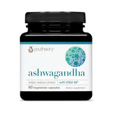 Youtheory, Ashwagandha, 1000 Mg, 60 Vegetarian Capsules