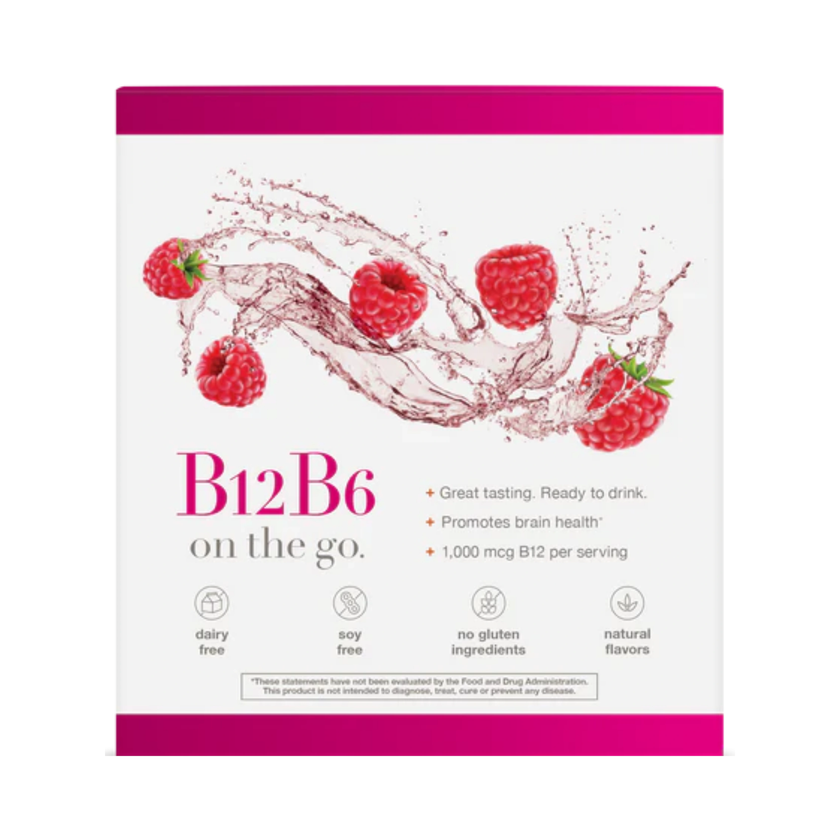 Youtheory, B12 and B6 Liquid raspberry, 12 Packets