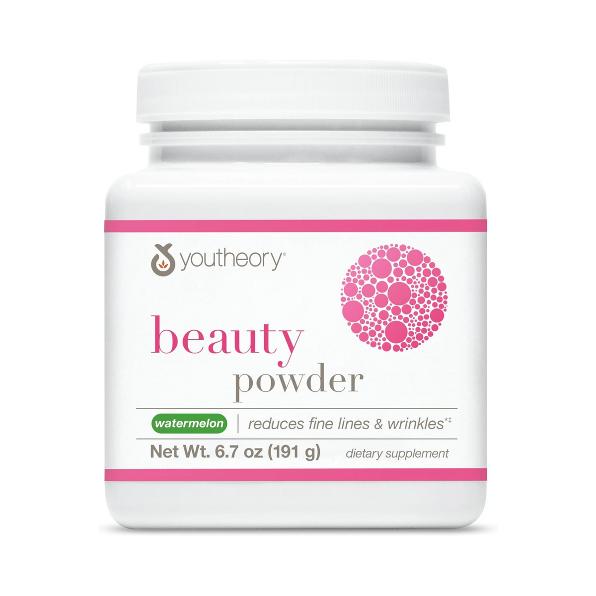 Youtheory, Beauty Powder, Watermelon, 6.7 OZ Ounce
