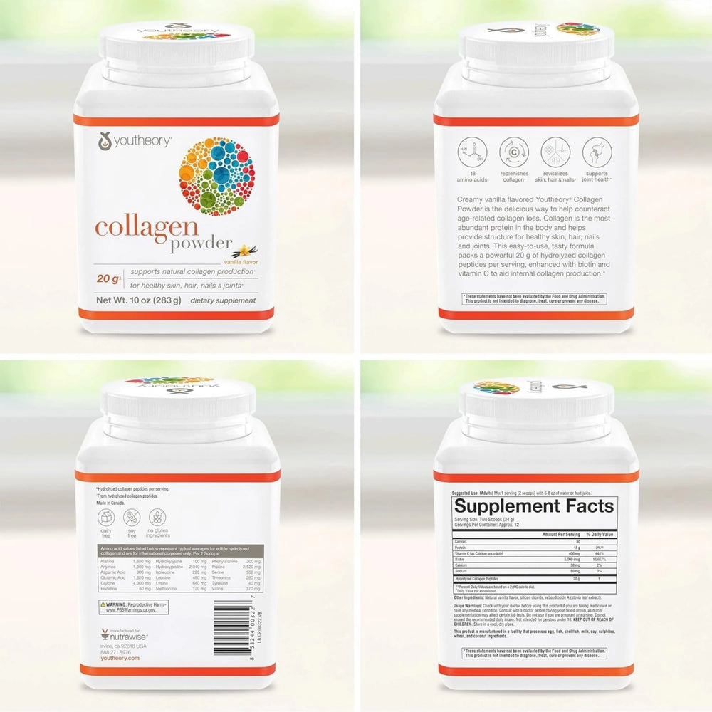 Youtheory, Collagen Powder, 10 OZ Ounce