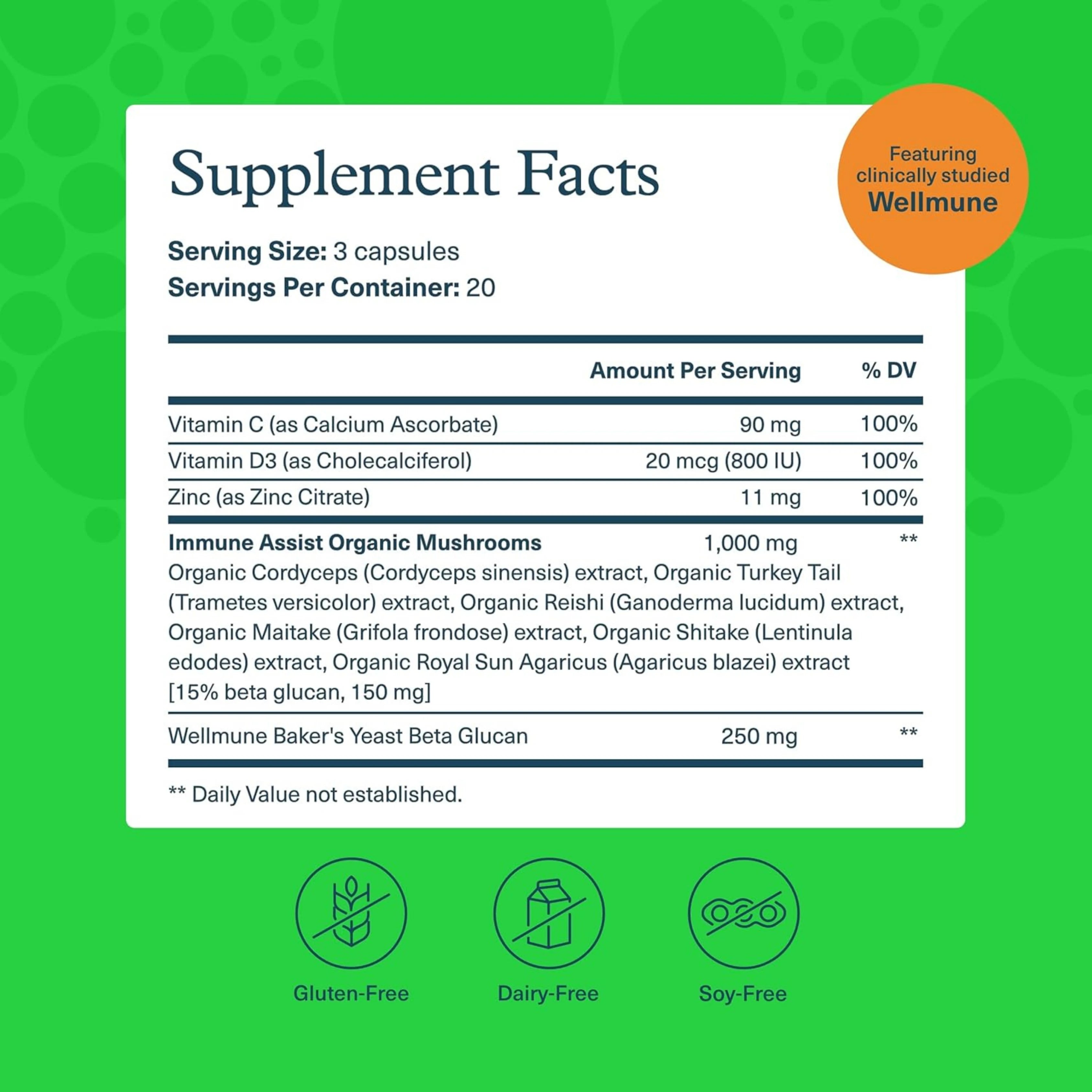 Youtheory, Immune+,  Daily Wellness, 60 Vegetarian Capsules
