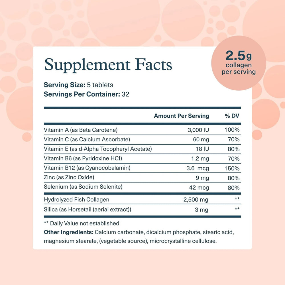 Youtheory, Marine Collagen, 2500 Mg, 160 Tablets