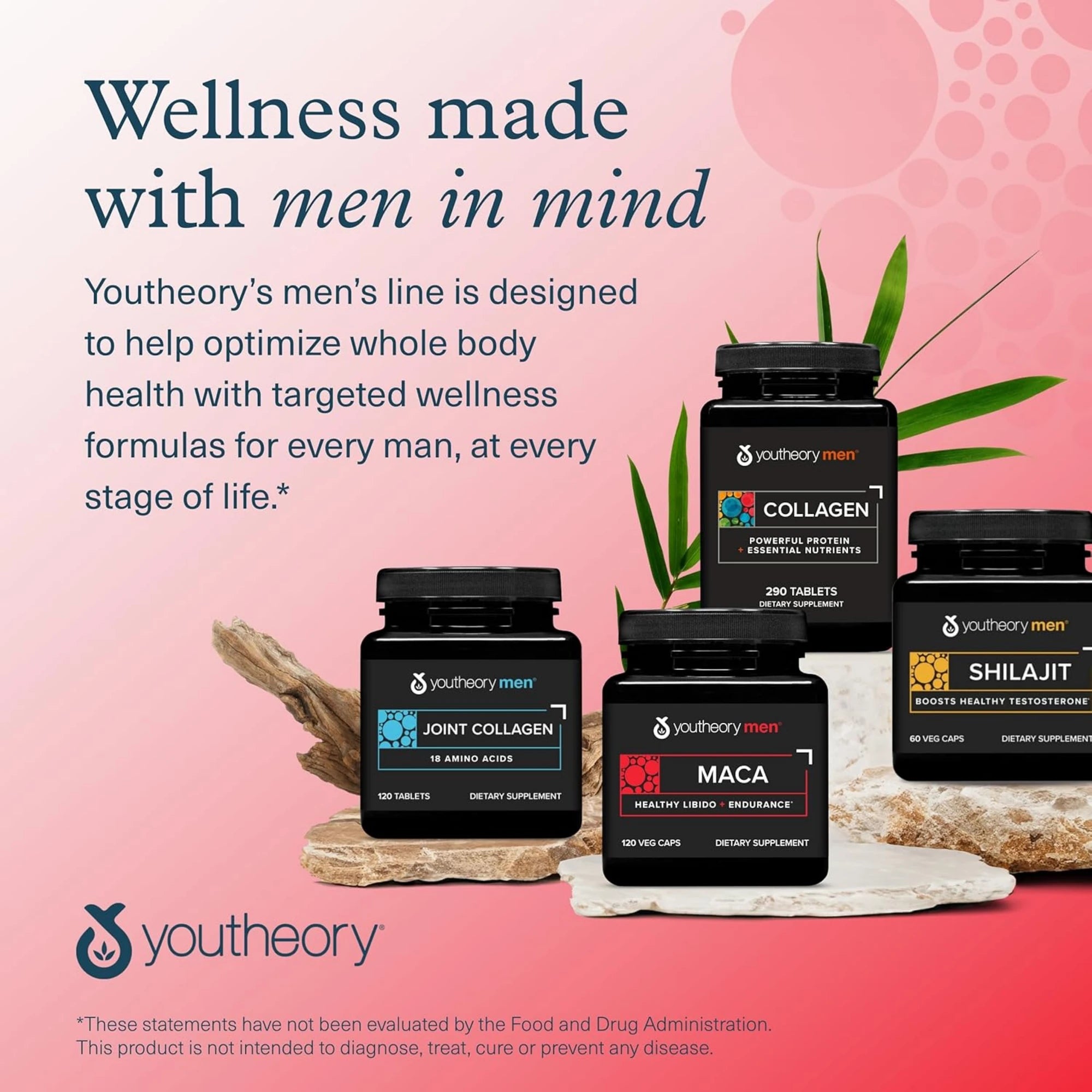 Youtheory, Men's Maca, 120 Vegetable Capsules
