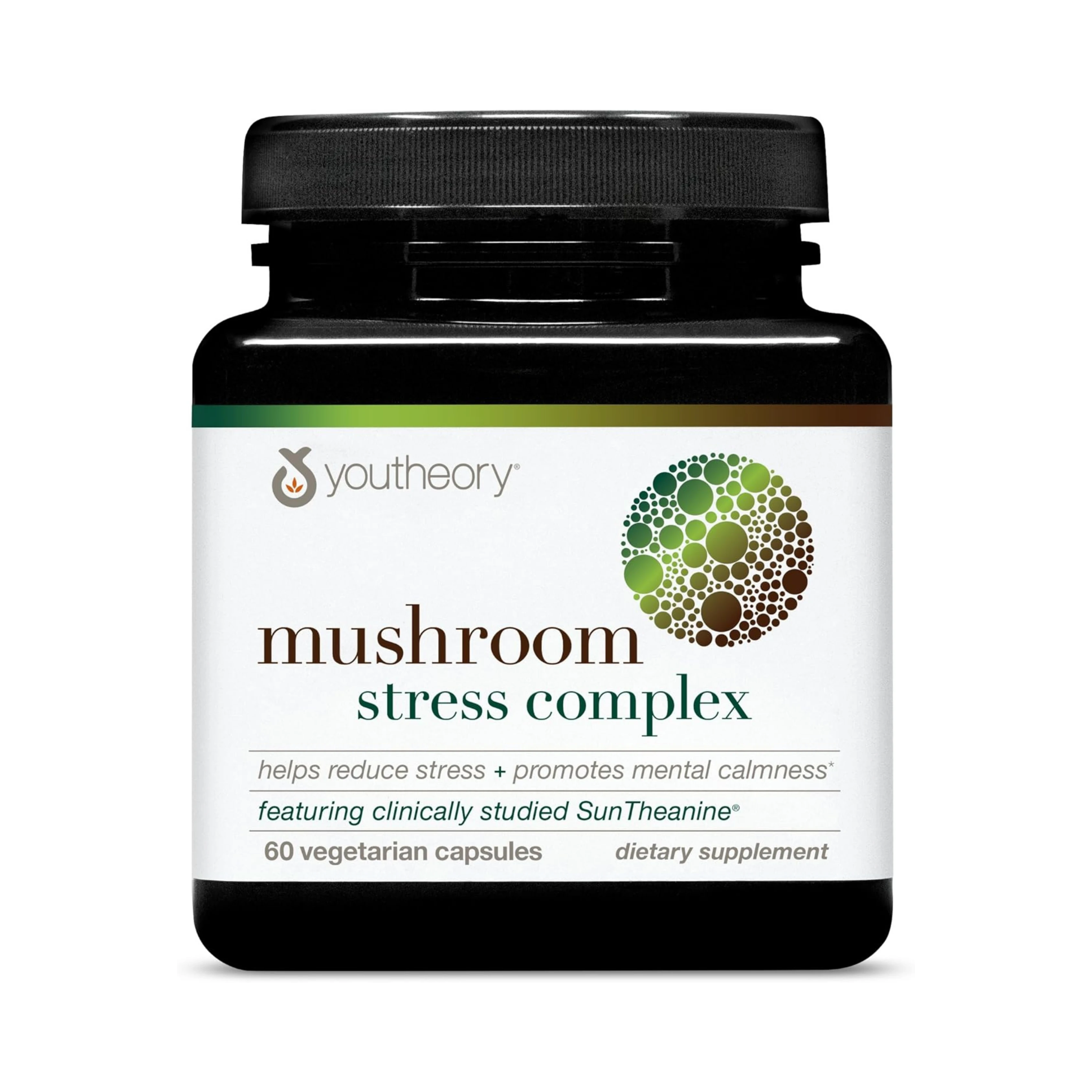 Youtheory, Mushroom Stress Complex, 60 Vegetarian Capsules