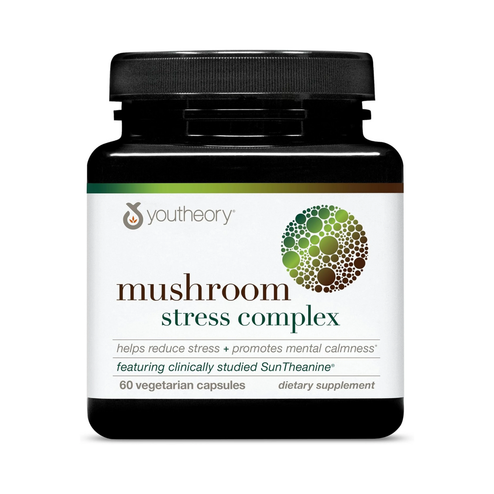 Youtheory, Mushroom Stress Complex, 60 Vegetarian Capsules